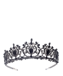 Detailed Casting Tiara  TR330089  BLACK JT